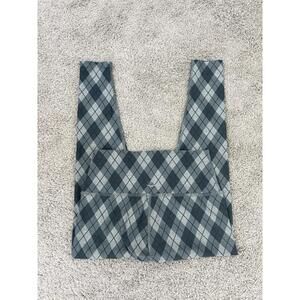 Beyond‎ Yoga Size XL Plaid Holiday Softmark High Rise Athleisure 7/8 Leggings